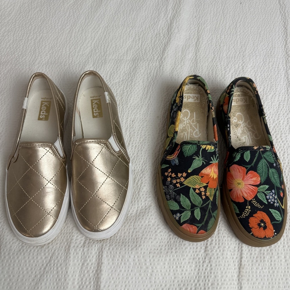 Lot Of‎ 2 Keds Slip Sneakers On Sz 5